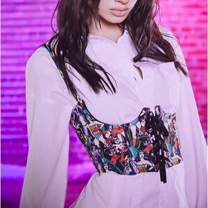 Dollskill DC Comics Underbust Corset